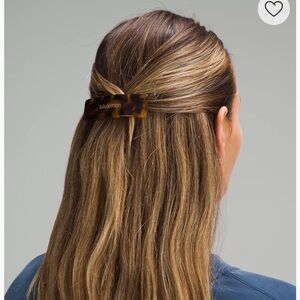 NWT LULULEMON Hair Barrette - French Press/Burnt Caramel